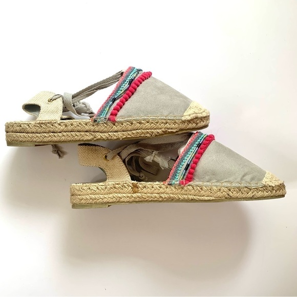 Qupid Tan and Gray Bohemian Colorful Gypsy Espadrilles - Picture 7 of 7